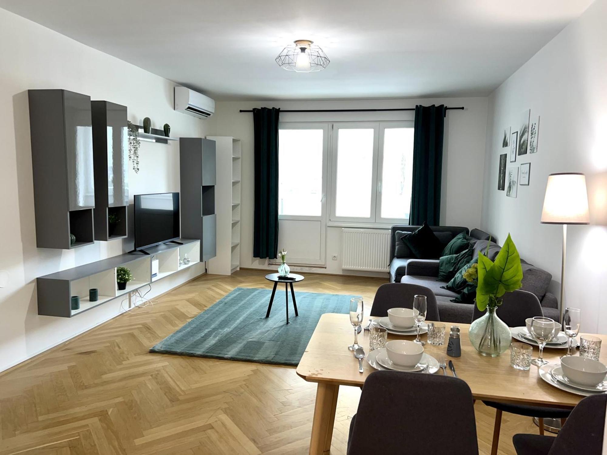 Green Prater Apartment Wina Bagian luar foto